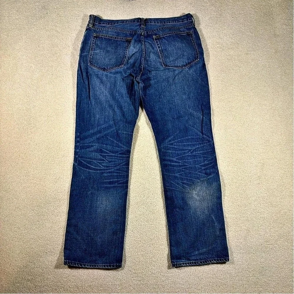 J.Crew Faded‎ Men's 36x32 Darkwash Blue Denim